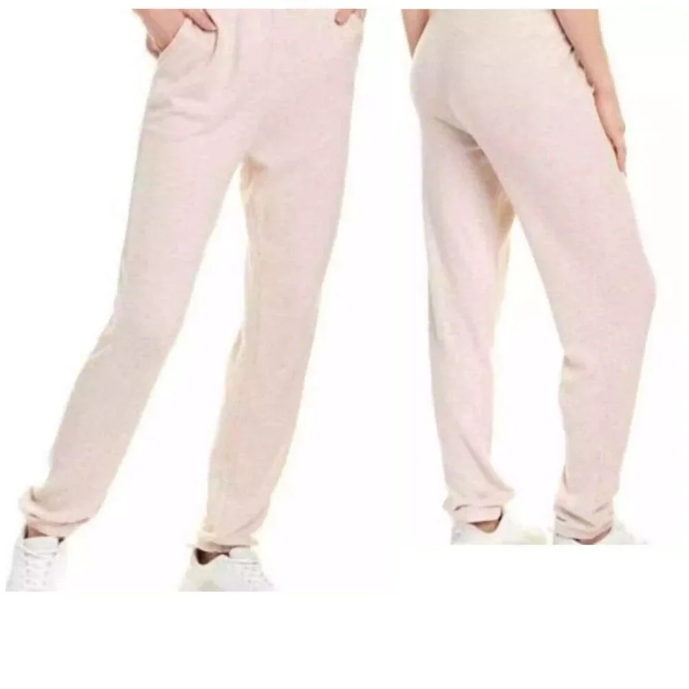 H By Halston Womens Pink Jogger Pants Drawstring Elastic Waist Size XL NWT - Picture 2 of 12